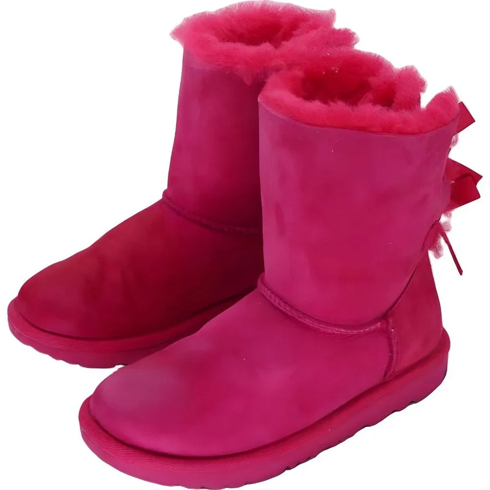 UGG Bailey Bow II Women's Winter Boots Size 5 - Stylish & Cozy - Picture 2 of 6